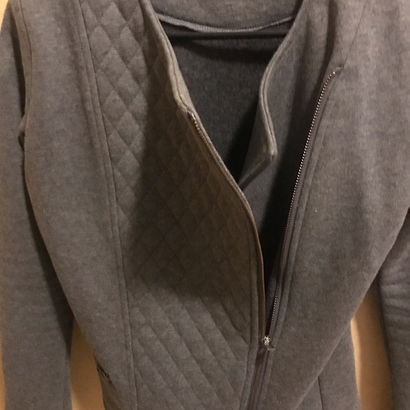 Athleta Grey Bomber Jacket - Picture 4 of 4
